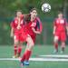 Hanover-Horton's Gabrielle Thelen runs after the ball during the first half of the regional semifinal game at Father Gabriel Richard High School, Wednesday, May 29.
Courtney Sacco I AnnArbor.com  